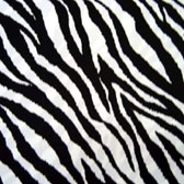 Zebra mintás fürdőruha anyag - BLACK/WHITE